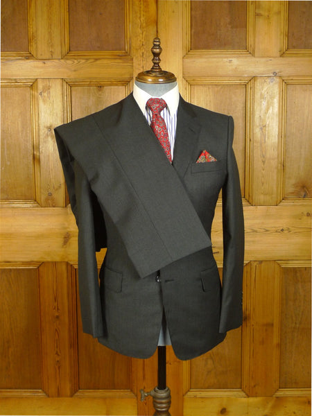 25/0782 immaculate 2012 senszio super 110s italian wool grey pin-stripe suit 36 short