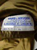 25/0766 immaculate 2008 ward & kruger savile row bespoke heavyweight gun check tweed jacket 40-41 long
