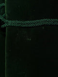 25/0767 beautiful 1998 ward & kruger savile row bespoke bottle green silk-velvet d/b dinner / smoking jacket 43 long