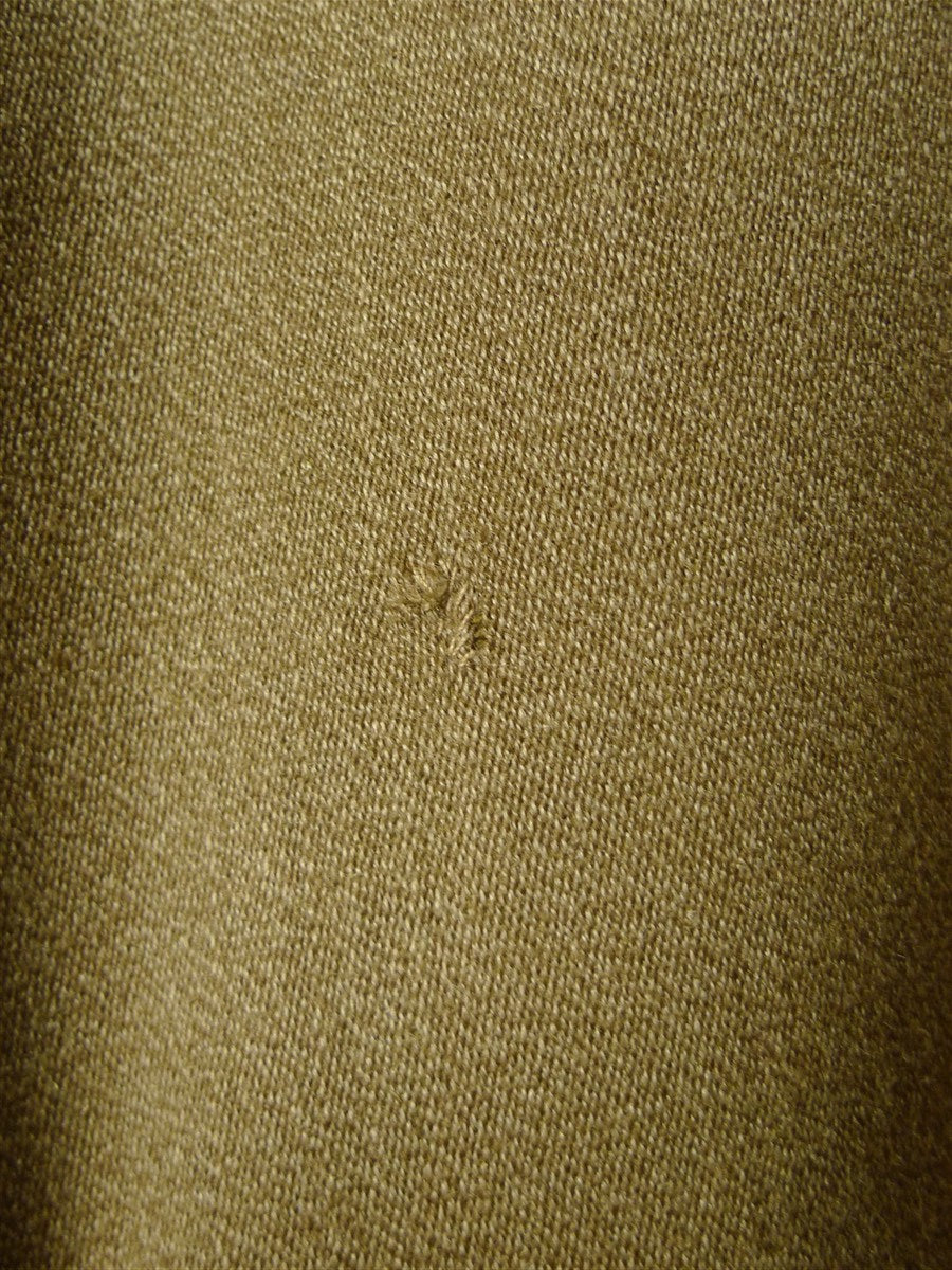 25/0789 superb extra-heavy 2006 ward & kruger savile row bespoke stone venetian wool covert coat overcoat 42-44 long