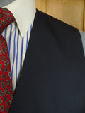 25/0797 bespoke tailored dark grey blue waistcoat 41 long