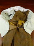 25/0800 immaculate redwood & feller bespoke brown wp check tweed shooting breeks 38