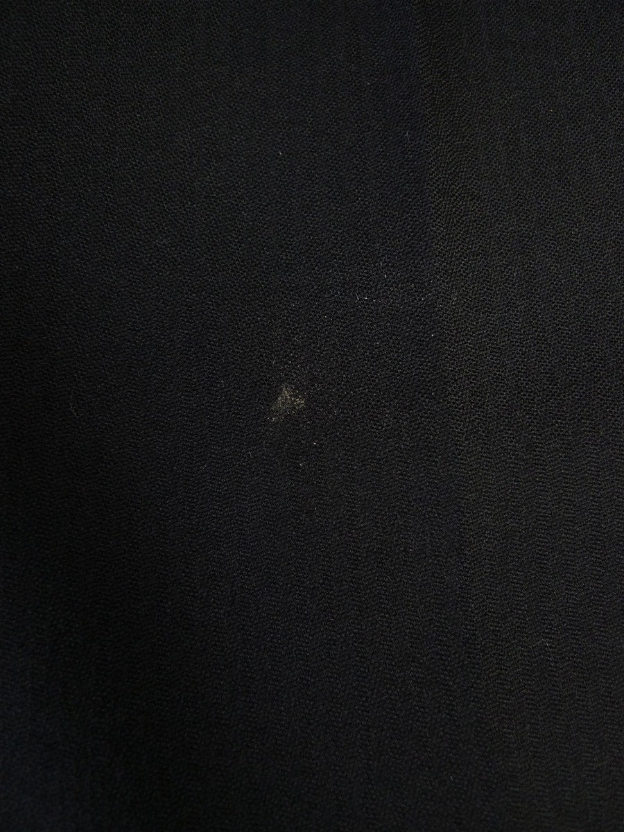 25/0815 ward & kruger 2009 savile row bespoke black wool / grosgrain peak lapel 42 long
