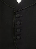 25/0798 immaculate 2009 ward & kruger savile row bespoke black shawl evening waistcoat 41 long