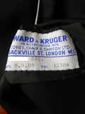25/0798 immaculate 2009 ward & kruger savile row bespoke black shawl evening waistcoat 41 long