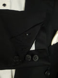 25/0826 castles 2007 city of london bespoke black fine wool evening tailcoat 39 regular to long