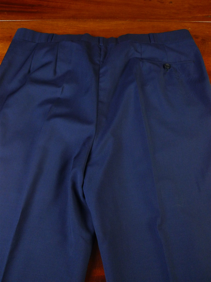 25/0812 ward & kruger 2013 savile row bespoke dark teal blue wool & mohair suit 41-42 long