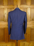 25/0813 ward & kruger 2008 savile row bespoke blue mohair suit 42 long