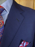25/0813 ward & kruger 2008 savile row bespoke blue mohair suit 42 long