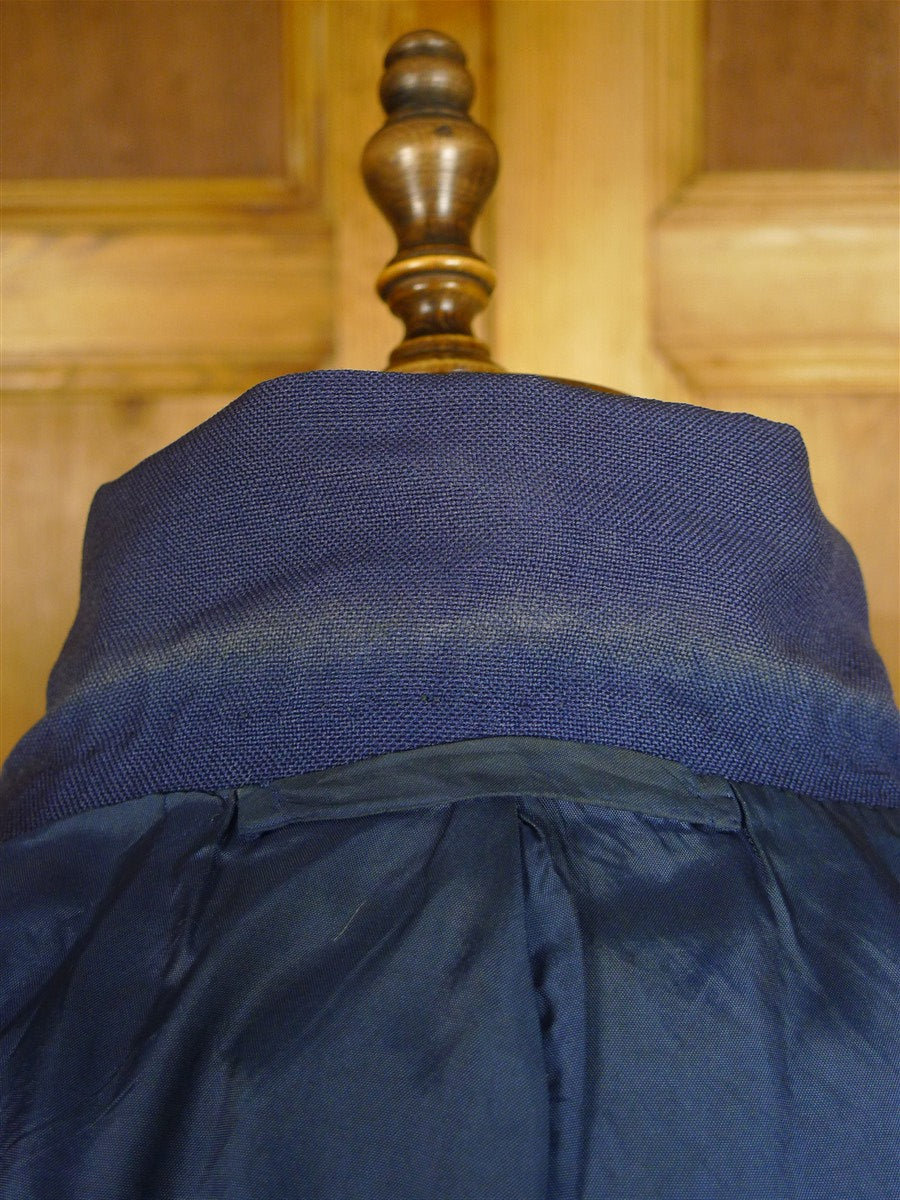25/0813 ward & kruger 2008 savile row bespoke blue mohair suit 42 long