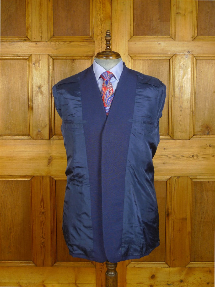 25/0813 ward & kruger 2008 savile row bespoke blue mohair suit 42 long