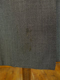 25/1002 ward & kruger 2009 savile row bespoke grey birds-eye weave worsted suit 41 long
