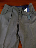 25/1002 ward & kruger 2009 savile row bespoke grey birds-eye weave worsted suit 41 long