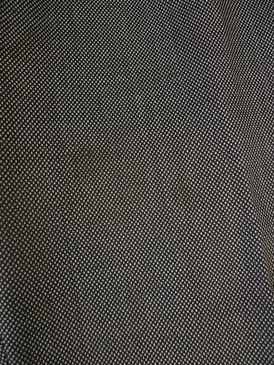 25/1002 ward & kruger 2009 savile row bespoke grey birds-eye weave worsted suit 41 long