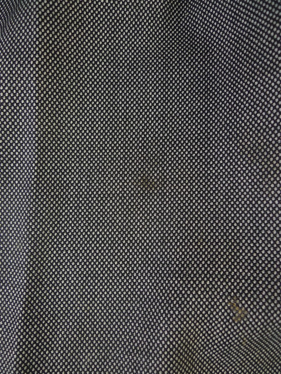 25/1002 ward & kruger 2009 savile row bespoke grey birds-eye weave worsted suit 41 long