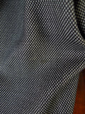 25/1002 ward & kruger 2009 savile row bespoke grey birds-eye weave worsted suit 41 long