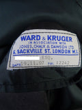 25/0900 ward & kruger 2007 savile row bespoke grey mohair suit 42 long