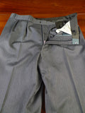 25/0901 ward & kruger 2008 savile row bespoke grey herringbone worsted suit 40-41 long