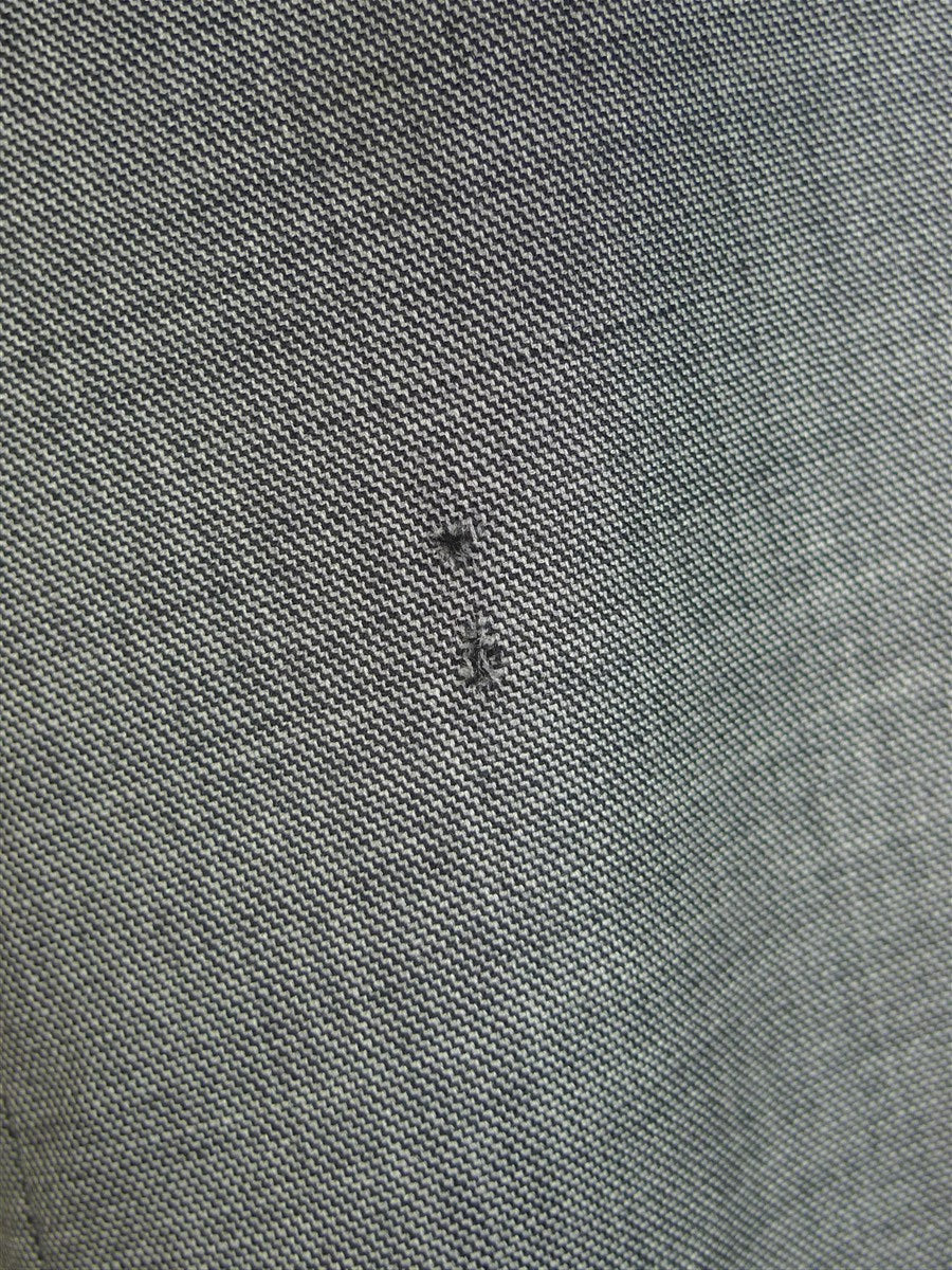 25/0968 anderson & sheppard 2003 savile row bespoke grey pick weave wool suit 47 regular to long