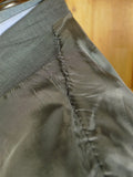 25/0968 anderson & sheppard 2003 savile row bespoke grey pick weave wool suit 47 regular to long