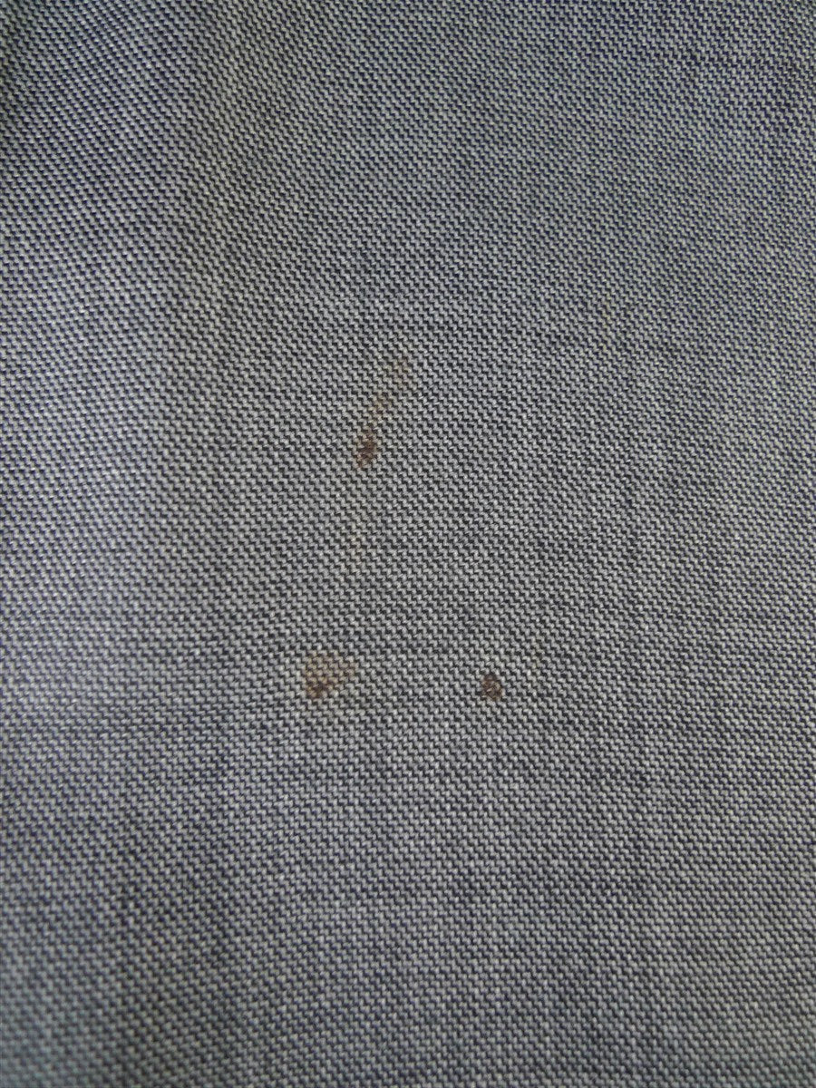 25/0968 anderson & sheppard 2003 savile row bespoke grey pick weave wool suit 47 regular to long
