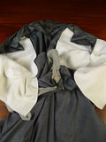 25/0968 anderson & sheppard 2003 savile row bespoke grey pick weave wool suit 47 regular to long