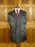 25/0969 anderson & sheppard 2008 savile row bespoke grey wool suit w/ gauntlet cuff 45 regular to long