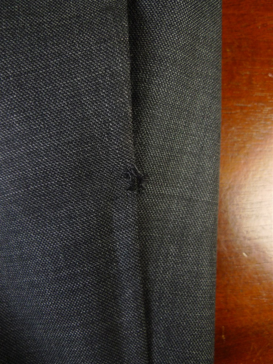 25/0969 anderson & sheppard 2008 savile row bespoke grey wool suit w/ gauntlet cuff 45 regular to long