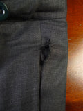 25/0969 anderson & sheppard 2008 savile row bespoke grey wool suit w/ gauntlet cuff 45 regular to long