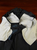 25/0969 anderson & sheppard 2008 savile row bespoke grey wool suit w/ gauntlet cuff 45 regular to long