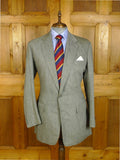 25/0962 vintage anderson & sheppard savile row bespoke grey donegal weave tweed sports jacket blazer 43-44 extra long