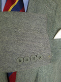 25/0962 vintage anderson & sheppard savile row bespoke grey donegal weave tweed sports jacket blazer 43-44 extra long