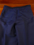 25/0937 immaculate vintage ward & kruger savile row bespoke blue mohair trouser 35