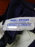 25/0943 ward & kruger 2006 savile row blue wool & mohair trouser 37