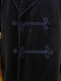 25/0866 beautiful vintage hackett midnight blued/b shawl velvet smoking / dinner jacket 41-42 regular