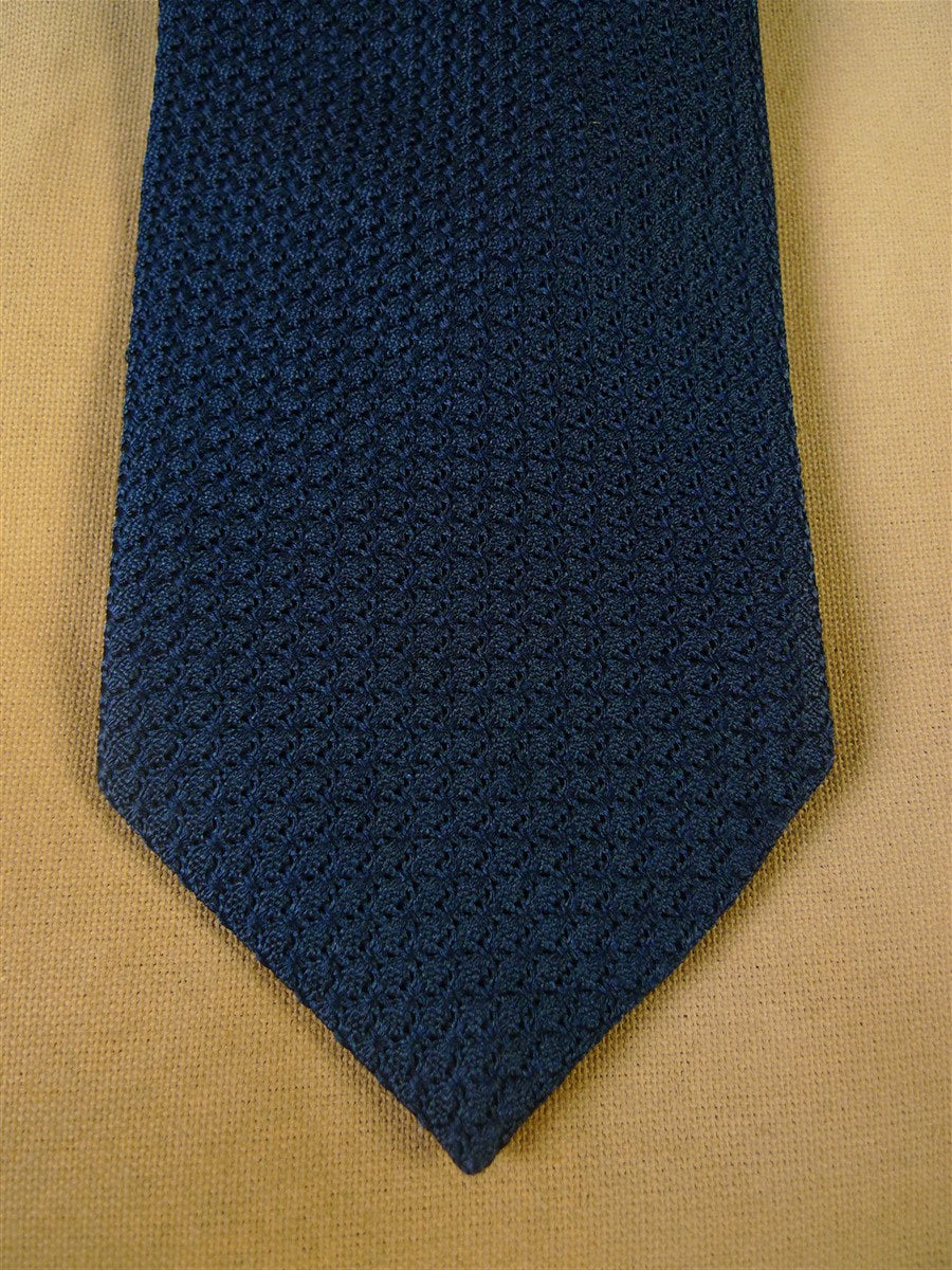 25/0853 immaculate harvie & hudson jermyn street teal blue woven knit silk tie
