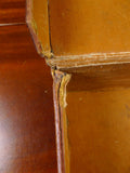 25/0830 delightful 1940s 1950s vintage brown leather attache case