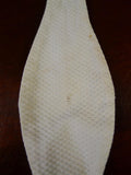26/0011 vintage new & lingwood white marcella bow tie 16" 42cms