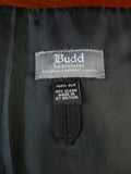 25/0842 immaculate budd piccadilly arcade green woodgrain silk cummerbund multifit