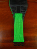25/0842 immaculate budd piccadilly arcade green woodgrain silk cummerbund multifit