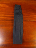 25/0840 immaculate gieves & hawkes savile row black grosgrain silk cummerbund multifit