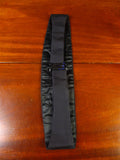 25/0840 immaculate gieves & hawkes savile row black grosgrain silk cummerbund multifit