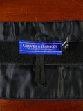 25/0840 immaculate gieves & hawkes savile row black grosgrain silk cummerbund multifit