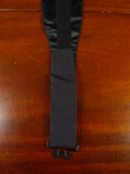25/0840 immaculate gieves & hawkes savile row black grosgrain silk cummerbund multifit
