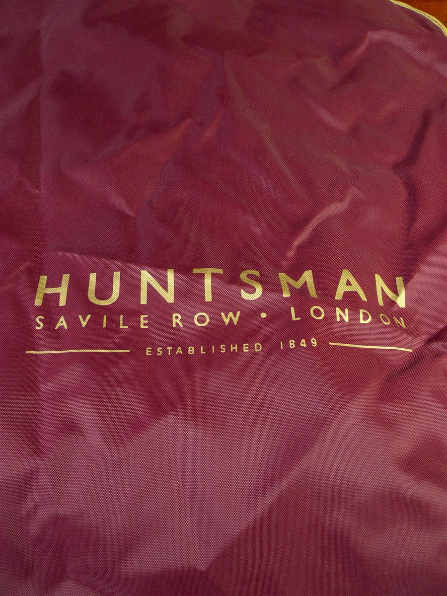 25/0877 huntsman savile row bespoke suit carrier bag