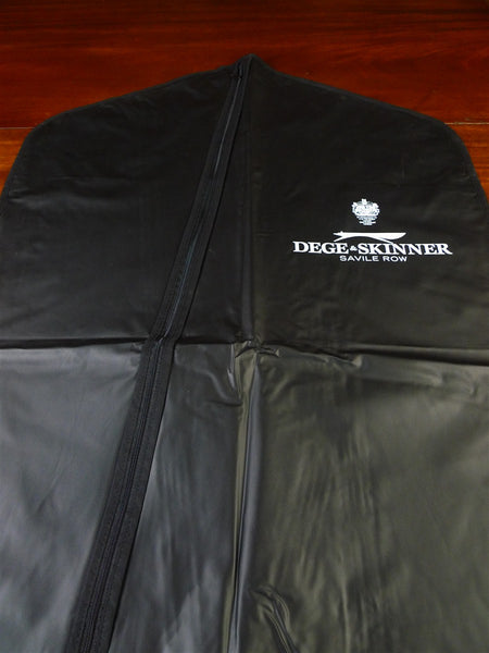 25/0956 dege & skinner savile row bespoke black suit carrier bag
