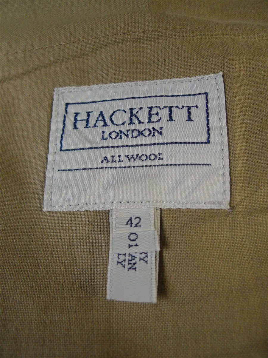 25/0944 vintage hackett white label grey wool trouser 40