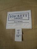 25/0944 vintage hackett white label grey wool trouser 40