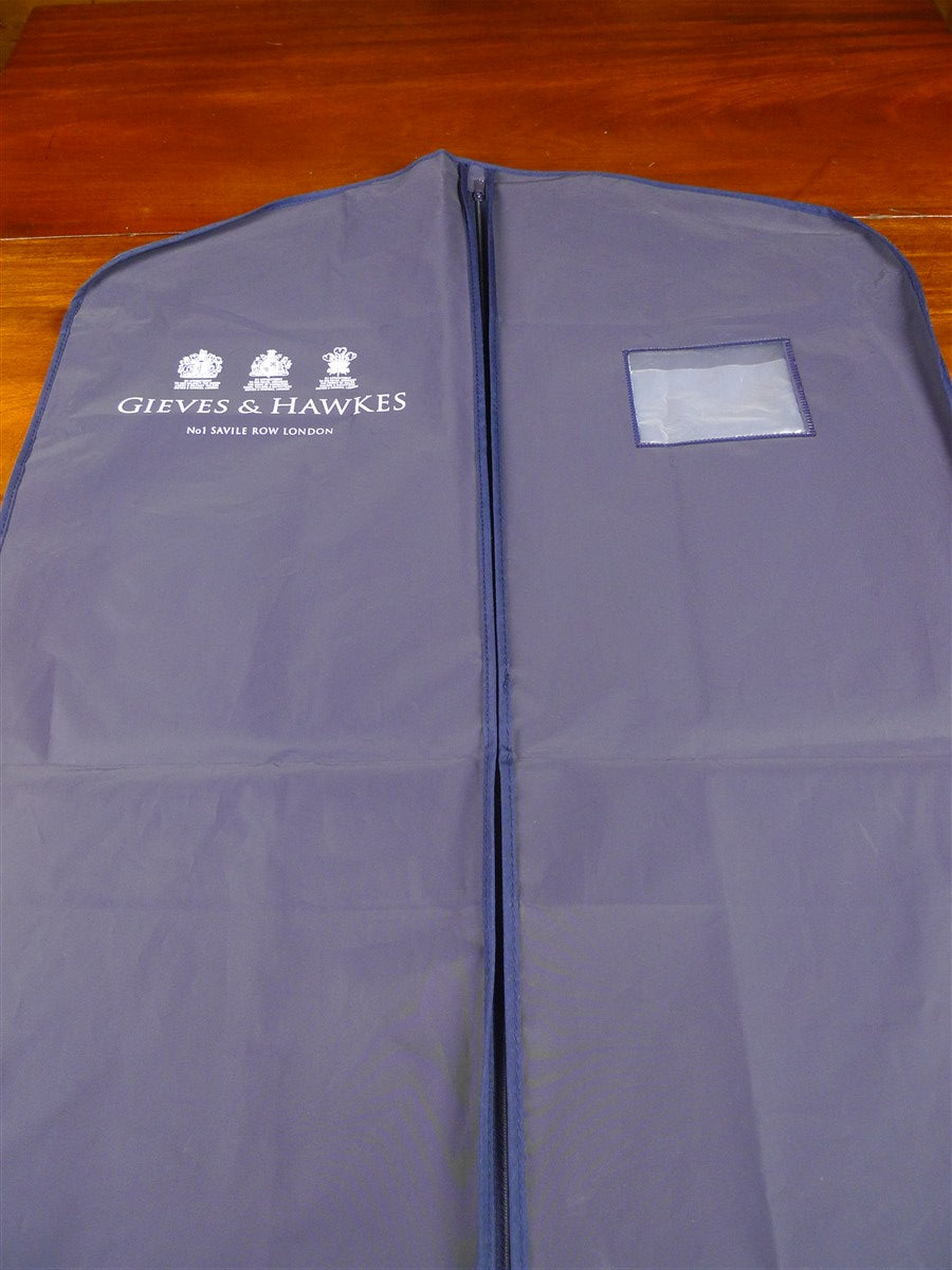 25/0951 gieves & hawkes savile row bespoke blue suit carrier bag