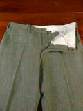 25/0885 excellent bladen green wp check tweed suit 42-43 short